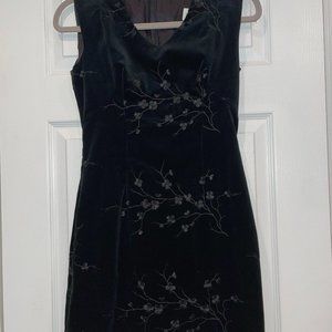 Parallel Black Dress